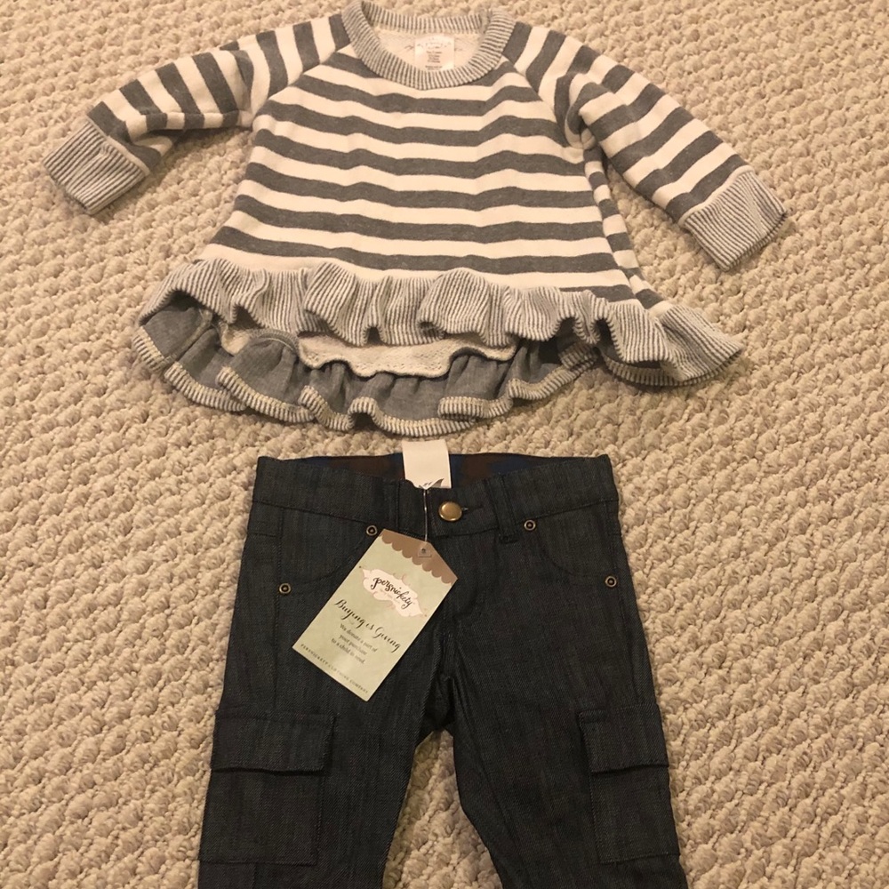 Persnickety Boutique Sweater and Jeans